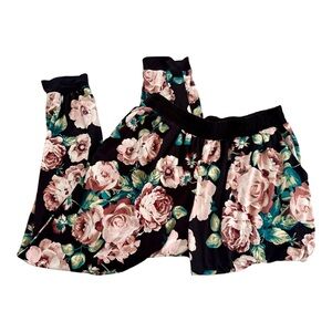 See You Monday Floral Print Leggings